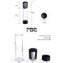 Yikiop Mens Delay Trainer USB Rechargeable Full-Automatic Electric Vacuum Pěnì-s Pump Pleasure Toy Men T-Shirt Warm Cup - Male Training Sleeve