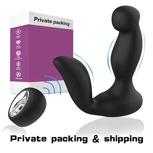 Male Prostate Massager with Testes Stimulation, 12 Speed Vibrating Anal Butt Plug Dual Motors G-spot Vibrator & Anal Stimulator Wireless Remote Anus Sex Toy for Men, Woman, Couples & Gay Male Prostate Massager with Testes Stimulation, 12 Speed Vibrating Anal Butt Plug Dual Motors G-spot Vibrator & Anal Stimulator Wireless Remote Anus Sex Toy for Men, Woman, Couples & Gay
