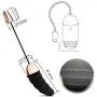 USB Charging Wireless Remote Control Mini, Strong 10 Modes Waterproof Desgin Safe Silicone Small Massagers, Body Relieve Muscle Pain Sport