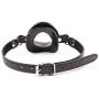 Womens Sexy Leather Lips O-Shaped Open Toy
