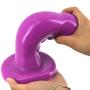Bfucky Análes Plug Beads Kit PVC Comfortable Small Training Expander Insért Toys Stick for Him and Her - Purple Bfucky