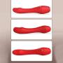 Ladaidra Heat Rose Cordless Vibrating Wand Másságer 10 Speed V-ībrātōr Toy Waterproof & Rechargeable for Woman and Couple