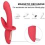 Rabbit Vibrator, Clitoris Vagina Vibrator with 16 Strong Vibrations, Waterproof Dildo Vibrator for Nipple Prostate G-spot Stimulation Vibrator, Adult Sex Toys for Women and Couples Rechargeable