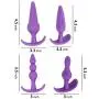 Relax Toy Amal Plug Buttpluģ for Women Extremely Soft Anales Trainer Pleasure Toy Silicone Waterproof for Adult and Couple Play Purple Relax Toy Amal Plug Buttpluģ for Women Extremely Soft Anales Trainer Pleasure Toy Silicone Waterproof for Adult and Couple Play Purple