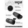 SmartFit_ Vibrating Foam Roller. 3-Speed Vibration Modes. Improved 3-D Surfaces. Effect of a Therapists Massage. Electric Massage Roller Helps to Relax and Recovery Muscles.