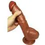 SNDLQF 10.4 Inch Huge Dick Pénis Waterproof Silicone Massager with Strong Suction Cup - Brown of Love Durable and Beautiful SNDLQF 10.4 Inch Huge Dick Pénis Waterproof Silicone Massager with Strong Suction Cup - Brown of Love Durable and Beautiful