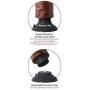 Pipedream Products King Cock 7 Inch Vibrating Cock, Brown
