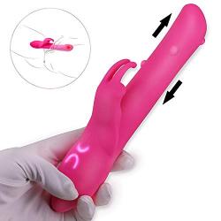 Rzoeox G-Spot Rabbit Vibrator for Clitoris Stimulation, Wave Type Pearl Rolling Massage and 7 Vibration Modes for Women Rechargeable