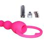 2 Pack Soft Silicone Vibrating Anal Beads Waterproof Handheld Massagers for Women