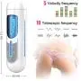 SPFOZ Sex Automatic Male Masturbation six Toy Electric Vibrating Masturbator Cup Aircraft Cup Man Toy USB Rechargable Hands Free with Realistic 3D Sexyyy Underwear for Men T-Shirt