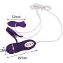 Waterproof Vibrators Sex-Toys for Women Vibrating Nipple Clamps 10 Frequency Women Nipple Vibrator Breast Massage,United King,Purple HLPXA TSHIRT