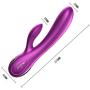 Portable Computer Force LED Vibrator 7 Speed Waterproof Design USB Cable Rechargeable for Bedroom,Bathroom,Patio,Gate,Yard,Parties
