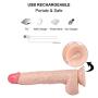 Lfcmf Fun Toy Vibrator with 10 Power Vibrate 360° Rotating Role Play Personal Pleasure Toy Reality