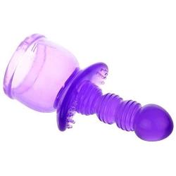 Massager Attachments, Massager Accessories Attachment Silicone （Purple）