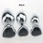 Sunnylela Stainless Steel Diamond Amal Plug- Heart Shape Metal Health Six-Toys for Men Women