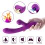 Geloo 10 Frenquency and 3 Suction Modes Vibrartorfor Women Invisible Vibrate Things for Women Wearable Six Toys for Women Bullet Adullt Toys for Female