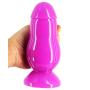 Anal Plug Sex Toys Strong Suction Cup Hand-Free Women Men Masturbation Couple Flirt Tools(Purple)