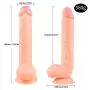 FW 11 Inch Super Long Lifelike Massager Personal Full Body Massage Wand (Color : Beige)