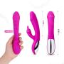 Waterproof Handheld Clitoris Stimulation Rabbit Vîb~rá~törs G-Spōt Rechargeable Multi Speed Vibe for Women