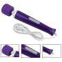 Love Magic Wand Multipurpose Therapeutic Massager Multi Speed Plug-In, Quiet Vibrations-steady & Pulsating, Silicone Massage Head, Flexible Neck, Maximum Pleasure, for Muscle Aches and Sports Recovery