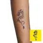 Inkbox Temporary Tattoos - Dragonaut - Kit Semi Permanent Tattoos - 5x2in - Includes Primer Wipe and One Tattoo with For Now Ink. Applies in 1-2 Minutes. Lasts 1-2 Weeks. Dragon Design Inkbox Temporary Tattoos - Dragonaut - Kit Semi Permanent Tattoos - 5x2in - Includes Primer Wipe and One Tattoo with For Now Ink. Applies in 1-2 Minutes. Lasts 1-2 Weeks. Dragon Design