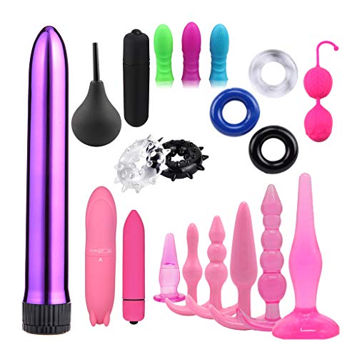 RITER 20PCS Multi-Type Dido Vibrantor Amal Plugs BDSM Adullt Games Six Toys for Women Couples