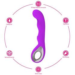 Lorgork G-spot Vibrators,Waterproof Rechargeable Vibrator with 10 Vibration Patterns, Sex Toys for Women Couple