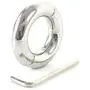 AUWU Men Penis Ring Stainless Steel Enhancer Weight Bearing Device Delayed Ejaculation Manual massager