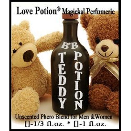 Love Potion: Teddy Potion BB ~ UNscented Pheromone Blend for Men and Women - 1/3 fl.oz. Roll On-Oil