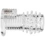 Size Matters Clear Sensations Vibrating Textured Erection Sleeve Dildo
