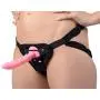 Strap U Ripples Silicone Strap On Harness Dildo, Pink Strap U Ripples Silicone Strap On Harness Dildo, Pink
