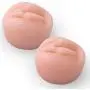 LeLuv Cylinder Seal Vacuum Penis Pump Donut Realistic Vagina Opening Soft Silicone 2 Pack