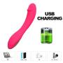 High Frequency Waterproof Vibr and Ating Massaging Magic Rotating Wand G Spotter Stimulating for Women - Dazzling Pink - Electric Toy for Women