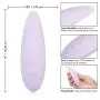 Calexotics Dr Laura Berman Carly Pinpoint Silicone Palm Size Waterproof Compact Vibrator, Purple
