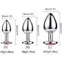 Double Color 3 Pcs Sensuality Stainless Steel Anal Butt Plug Fantasy Sex Restraints Sex Toys Love Game Trainer Vibrating Double Color 3 Pcs Sensuality Stainless Steel Anal Butt Plug Fantasy Sex Restraints Sex Toys Love Game Trainer Vibrating