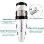 OPcFKV Male Masturbation with Strong Suction Hands-Free Base, 5 Rotating Frequencies + 10-Band Frequency Conversion Automatic Penis Training Masturbation Sex Toys