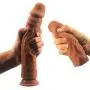 Big Double Layer Realistic Dildo, FAAK Slightly Bendable 9.5 Inch Soft G-Spot Premium Liquid Silicone Dual Density Huge Penis Dong with Suction Cup, Sex Toy for Female Masturbation Big Double Layer Realistic Dildo, FAAK Slightly Bendable 9.5 Inch Soft G-Spot Premium Liquid Silicone Dual Density Huge Penis Dong with Suction Cup, Sex Toy for Female Masturbation