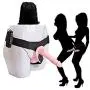 Wearable Double-Head Massager and Adjustable seat Belt - 10 Different Frequencies - Enjoy with Your Girlfriend Anytime, Anywhere