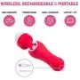 Massaging Wand with Movable Multi-Speed Head - Powerful Vibration, Rechargeable, Cordless & Portable. Put The Stress Away Like Magic with Lilith Wand Massager by Joy ON Toys Massaging Wand with Movable Multi-Speed Head - Powerful Vibration, Rechargeable, Cordless & Portable. Put The Stress Away Like Magic with Lilith Wand Massager by Joy ON Toys
