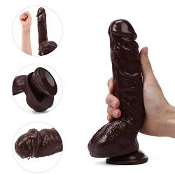 High Quality Brown Realistic Muscle Relaxing Wand for Women Soft PVC Discreet Package