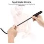 HTWANJU Silicone Vibrating Pennis Pluges Uiethral Vibratoor Male Therapeutic Massage Sounds Cˉatheter Dilators
