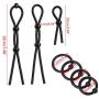 7 Pack Clock Ring Set - 4 Clock Rings Stimulating Ball And 3 Adjustable Cook Loops