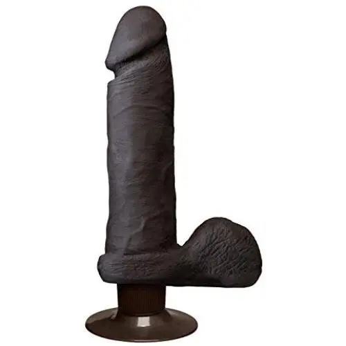 Doc Johnsons Vibro Realistic Cock Ur3 Black 8" Doc Johnsons Vibro Realistic Cock Ur3 Black 8"