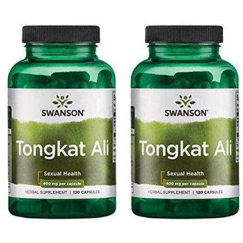 Swanson Tongkat Ali 400 Milligrams 120 Capsules (2 Pack)