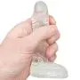 Roxy Sex Toys Dildo for Women 4.5” Small G Spot & Anal Clear Ribbed Penis Head Dong Vaginal Masturbation for Beginners Roxy Sex Toys Dildo for Women 4.5” Small G Spot & Anal Clear Ribbed Penis Head Dong Vaginal Masturbation for Beginners