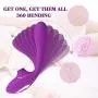 Clitoral Sucking Vibrator Nipple Stimulator Masturbation Dildo Vibrator Waterproof, Treediride Rechargeable G Spot Clitoris Oral Sex Massager with 10 Suction & 10 Vibration Adult Sex Toys for Couples