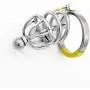 QJFZC-Chástí-ty Beít Cǒck Lock Stainless Steel Metal Men Hypoallergenic Ergonomic Design Chasteness Device Anti-Off T-Shirt Belt - 219 (Size : 52mm)
