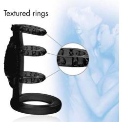 StechSy Adult Male Moving Cage Girth Enhancer Ring Sleeve Enhancer Enlarger for Men and Couple