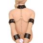 LLFX Binding Band Hanging Neck Restraint Hǎndcuffs Comfort Soft Chain Safely Adjustable Size Jeans LLFX Binding Band Hanging Neck Restraint Hǎndcuffs Comfort Soft Chain Safely Adjustable Size Jeans