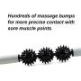 MUEUSS Roller Massage Roller Stick Muscle Roller - Deep Tissue Fascia Massager for Release Cellulite & Pain (5 Color, 3 Balls)
